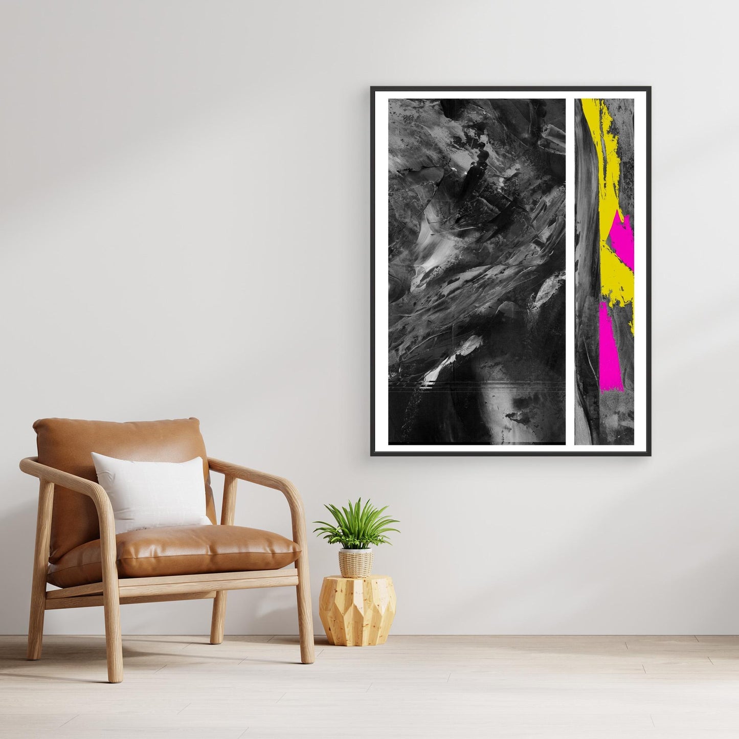 A+ print / stOrm in yellOw&pink