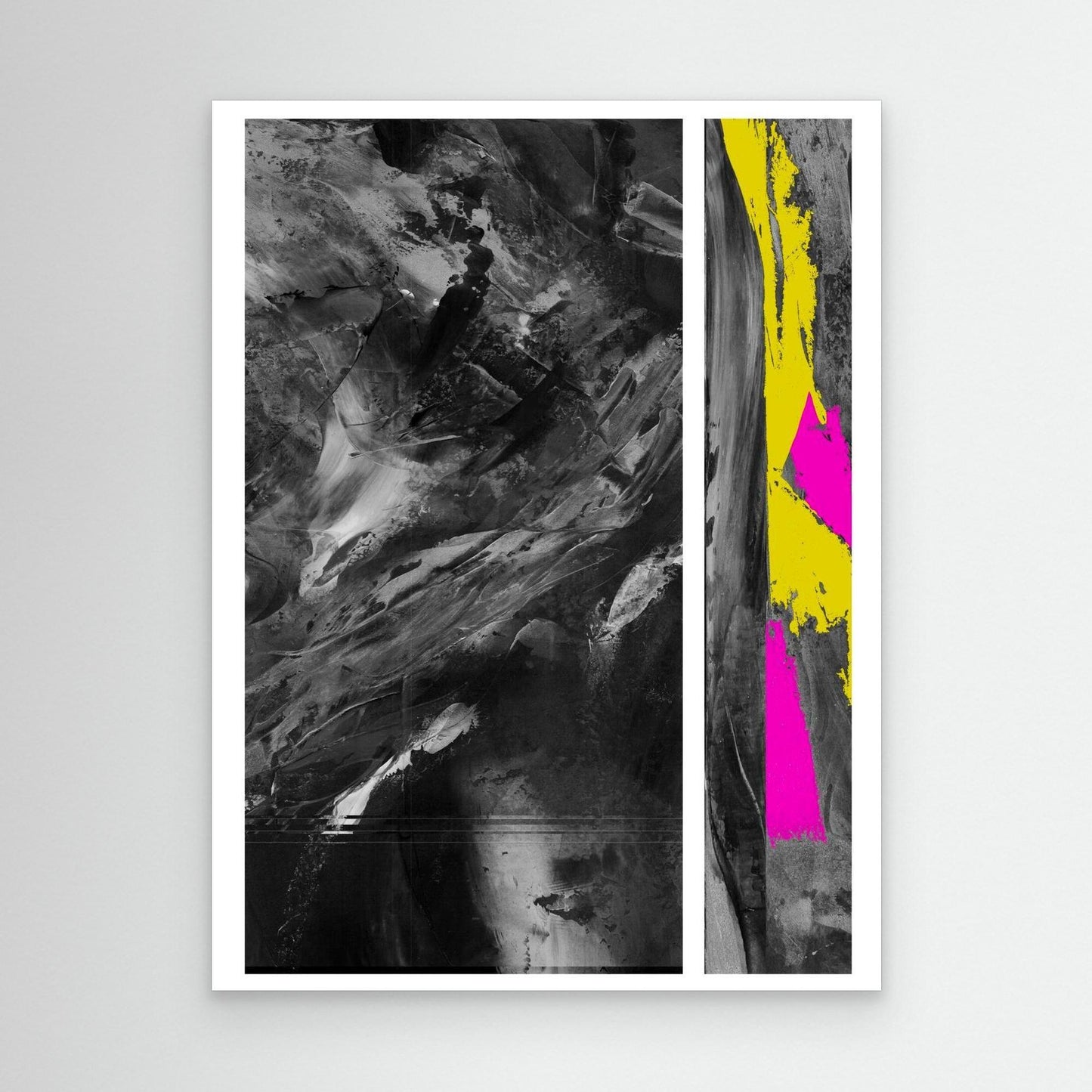 A+ print / stOrm in yellOw&pink