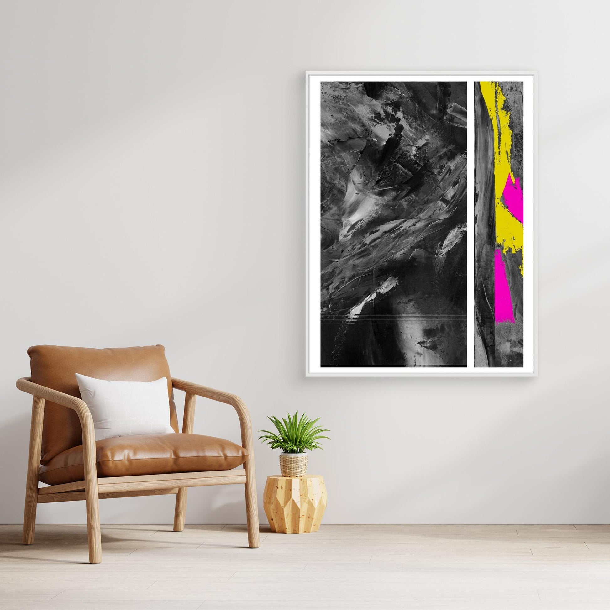 A+ print / stOrm in yellOw&pink